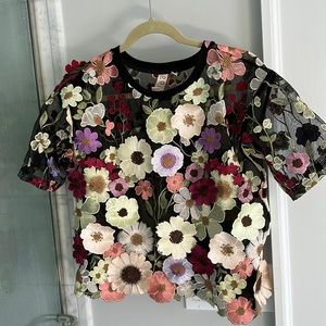 Dolan Left Coast floral shirt with flowers